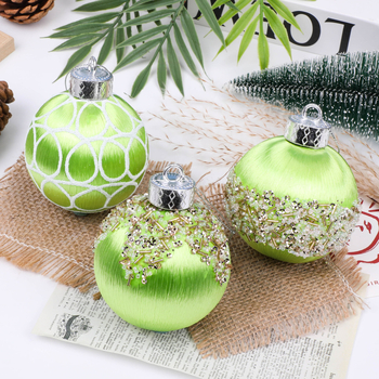 Karácsonyi függő dekorációs gömb — habanyag, Independence márka, modern művészeti stílus, alkalmas karácsonyra