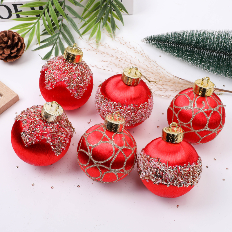 Karácsonyi függő dekorációs gömb — habanyag, Independence márka, modern művészeti stílus, alkalmas karácsonyra