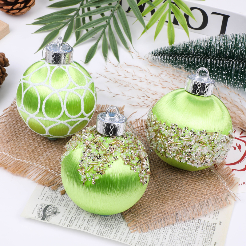 Karácsonyi függő dekorációs gömb — habanyag, Independence márka, modern művészeti stílus, alkalmas karácsonyra