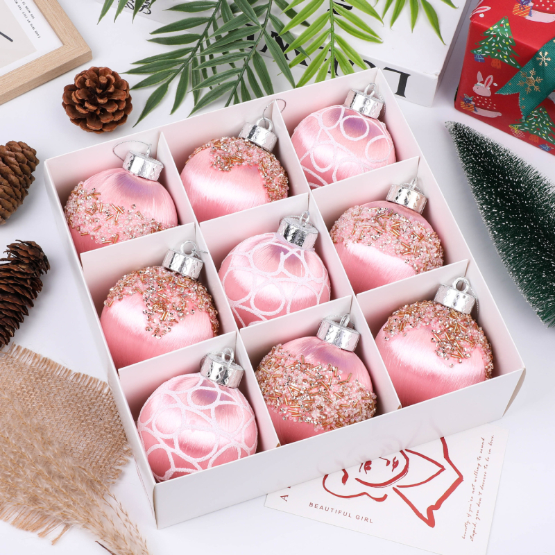 Karácsonyi függő dekorációs gömb — habanyag, Independence márka, modern művészeti stílus, alkalmas karácsonyra