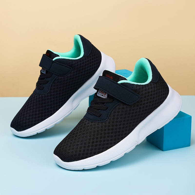 Pantofi sport pentru copii 1–3 ani, partea superioară din material textil respirabil, închidere cu Velcro, unisex, stil etnic