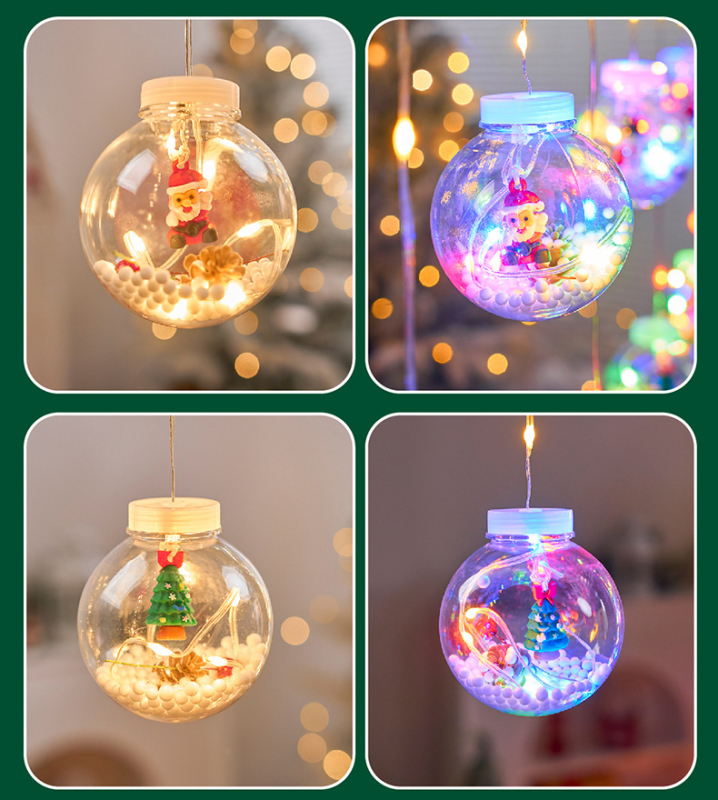 Vianočné visacie svetlá s plastovým puzdrom, nízke napätie ≤36V, IP42, životnosť 50 000 hodín, CE certifikát