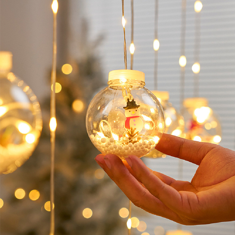 Vianočné visacie svetlá s plastovým puzdrom, nízke napätie ≤36V, IP42, životnosť 50 000 hodín, CE certifikát