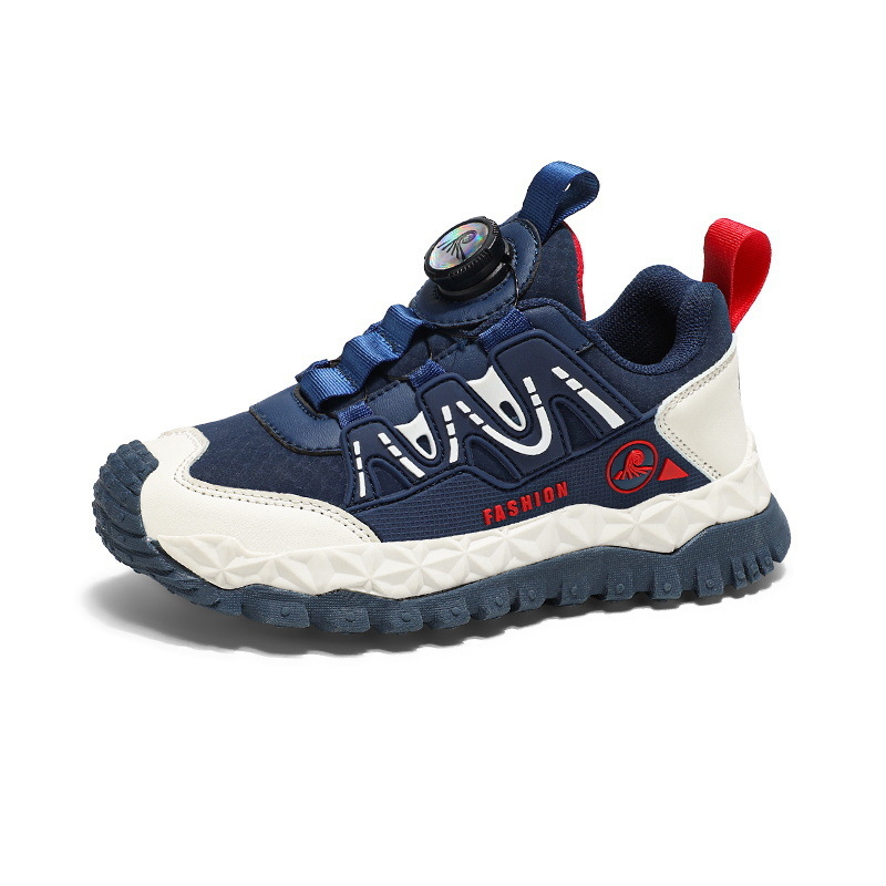 Gyerekeknek szóló Dad Shoes cipő — bőr felsőrész, vízálló, kopásálló, csúszásmentes talp, TPR talp