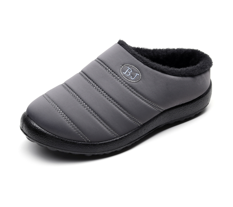 Téli pamut papucs - vízálló, csúszásmentes, meleg, slip-on, belső műszőr béléssel