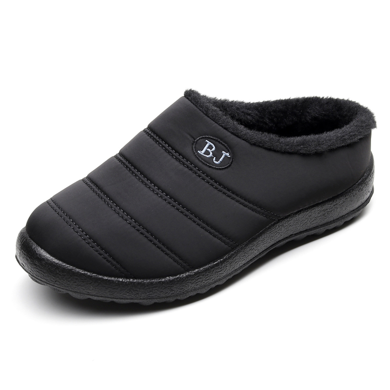 Téli pamut papucs - vízálló, csúszásmentes, meleg, slip-on, belső műszőr béléssel