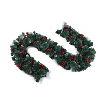 Коледна ратанова украса от PVC и метал, Jin Mian, китайски стил, за Коледни празници