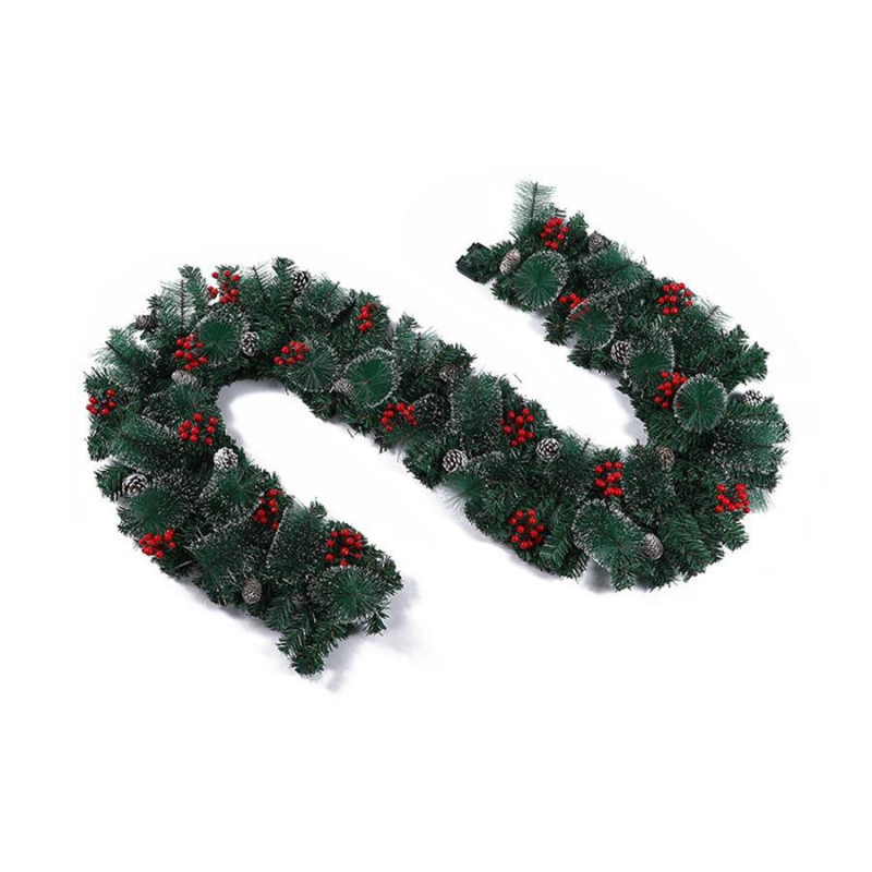 Коледна ратанова украса от PVC и метал, Jin Mian, китайски стил, за Коледни празници