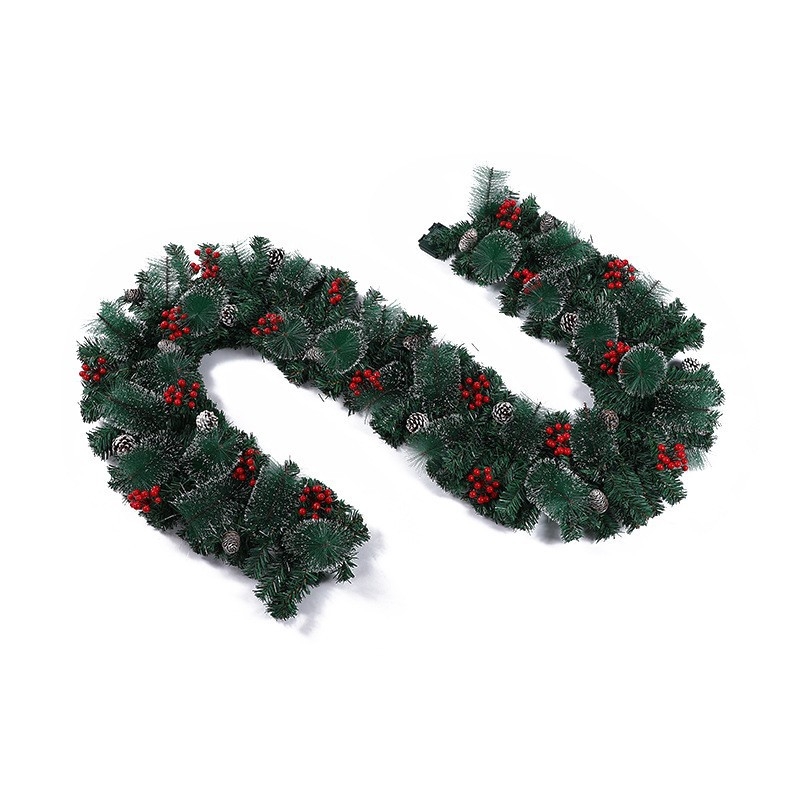 Коледна ратанова украса от PVC и метал, Jin Mian, китайски стил, за Коледни празници