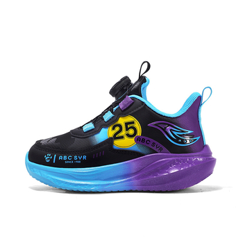 Chlapčenské basketbalové topánky, horná časť z syntetickej kože a textilu, EVA podrážka s vzduchovým vankúšom, protišmykové, priedušné, ľahké