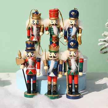 Set drvenih figurica – nordijski stil, orahovo drvo; Marka Yiheng, Šifra X13608, Klasični stil