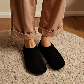 Női mindennapi balerinacipő vászon felsővel, gumírozott talp, platformos talp, egyszínű dizájn