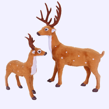 Božićni ukras – mini slatki sika jelen za vitrinu, Materijal: Drugo; IP: Ne; Primjenjivo za Božić