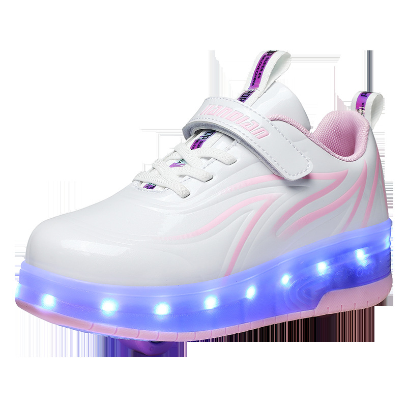 Ruochiu unisexové Heelys topánky s dvojkoliesovým dizajnom