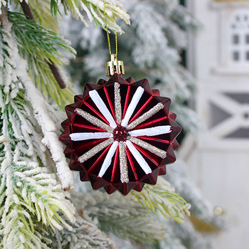 Božićna dekorativna plastična kugla s elektroplatiniranim završnim premazom, suvremeni umjetnički stil, marka Zunhong, polu ručna i polu mehanička proizvodnja