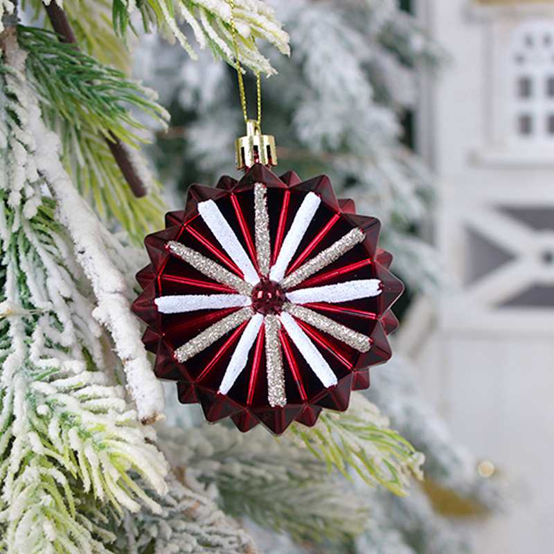 Božićna dekorativna plastična kugla s elektroplatiniranim završnim premazom, suvremeni umjetnički stil, marka Zunhong, polu ručna i polu mehanička proizvodnja