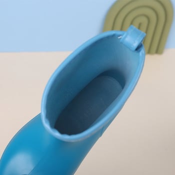 PVC dažďové čižmy pre deti, unisex, neprepúšťajú vodu po celý rok, s plochou pätou a nízkym horným obvodom topánky
