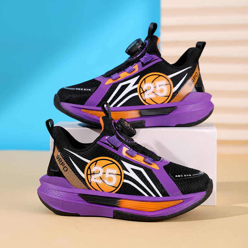 Pantofi de alergare pentru băieți – partea superioară din plasă, respirabili, ușori, talpă EVA, antiderapant