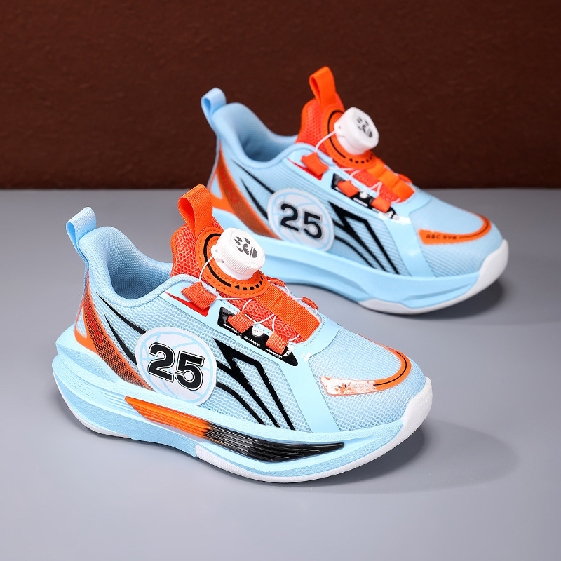 Pantofi de alergare pentru băieți – partea superioară din plasă, respirabili, ușori, talpă EVA, antiderapant