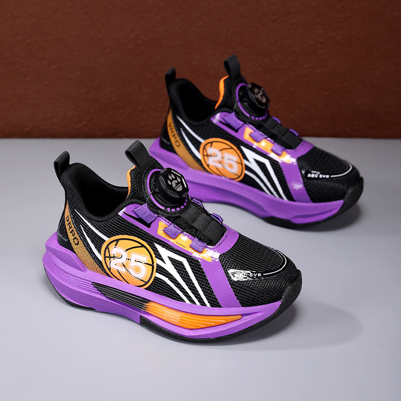 Pantofi de alergare pentru băieți – partea superioară din plasă, respirabili, ușori, talpă EVA, antiderapant