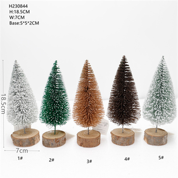 Мини PE елха за бюро (материал PE; модерен и опростен стил; настолна декорация)