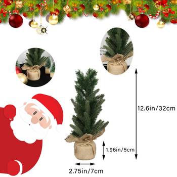 Мини PE елха за бюро (материал PE; модерен и опростен стил; настолна декорация)