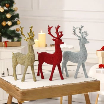 Smolna figura jelena, stil Light Luxury, pakiranje u kartonskoj kutiji, Model 971559095332