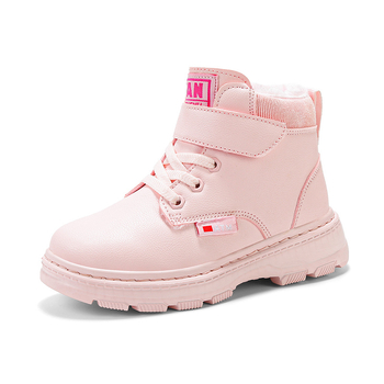 Laste unisex Martin kingad sünteetilisest nahast, Velcro kinnitused, soe vooder, talvise ja sügiseses perioodis, komposiit talla