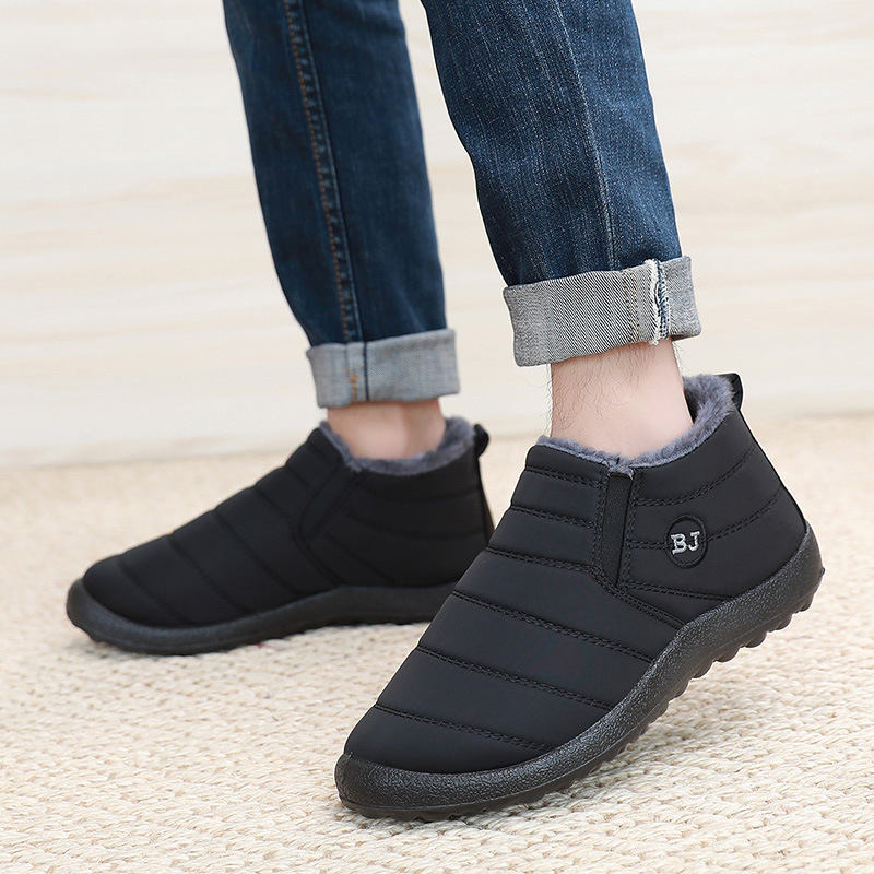 Talve naiste puuvillased kingad — veekindlad, soojad, libisemiskindlad, ülemine materjal: vihmavarja kangas, tald: polüuretaan