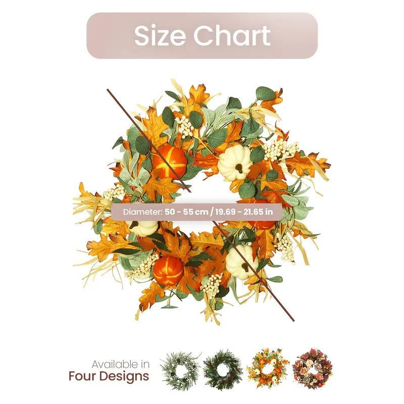 Umelý veniec z listov eukalyptu – jarná a vianočná dekorácia na dvere alebo okno, ručne vyrobený z plastu