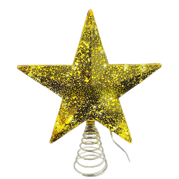 LED hviezdička na špičke stromu - USB/Batéria napájanie, 5V, IP44, Držiak žiarovky F5, Životnosť 6000h