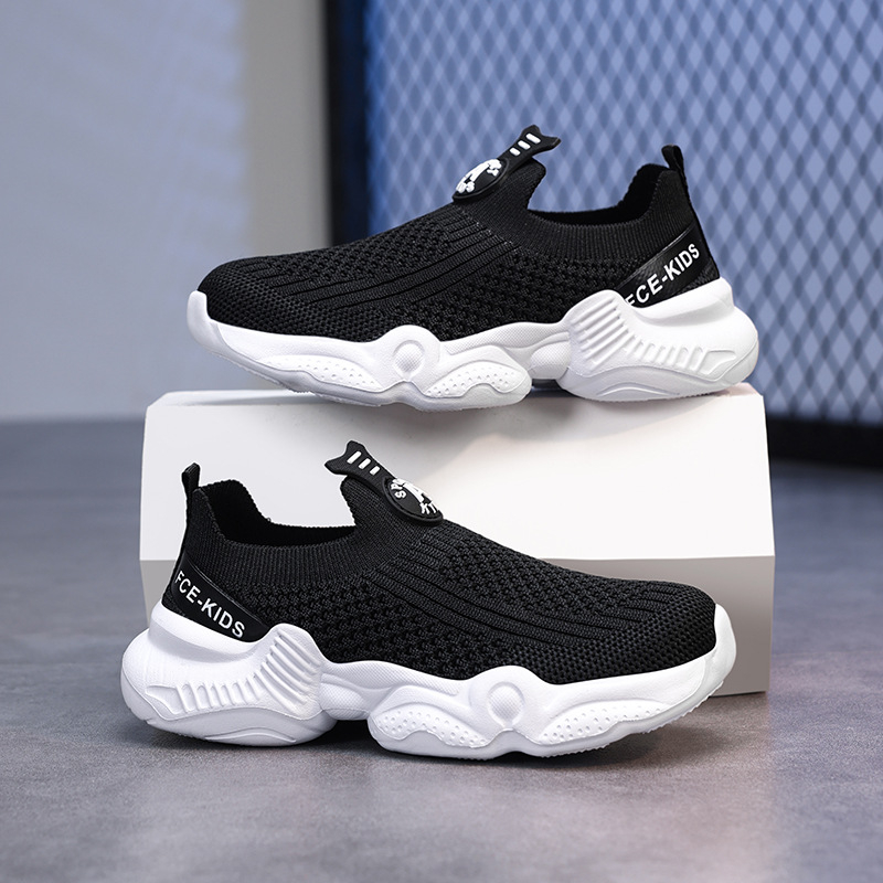 Dječje mrežaste tenisice, unisex, Velcro kopča, prozračne i lagane, EVA potplat, uzorak pruga
