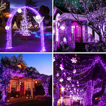 LED modelovacia svetelná šnúra s meďovým drôtom, 8-funkčná batériová skrinka, IP65, stmievateľné, kód 1010