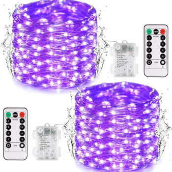 LED modelovacia svetelná šnúra s meďovým drôtom, 8-funkčná batériová skrinka, IP65, stmievateľné, kód 1010