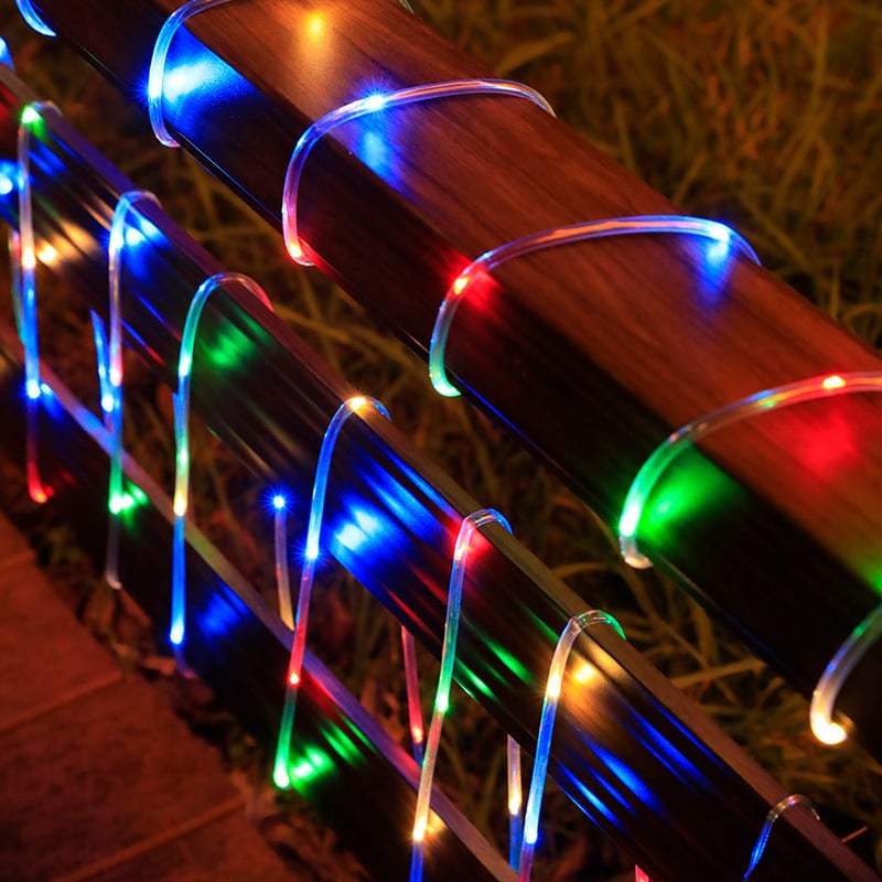 Solarne tubular LED lampice, vanjske IP65, niskonaponske, višebojne za dvorište i vrt, božićna dekoracija, oblici životinja i znakova zodijaka