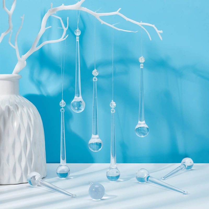 Hongyue висулка от серия Pendant — акрил, инжекционно формоване, повърхност с водни капки