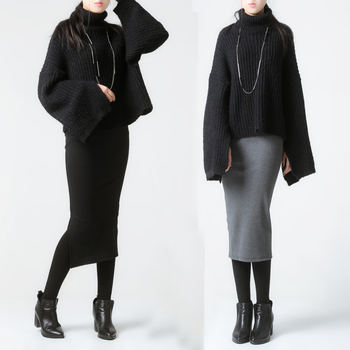 Vidutinio ilgio megzta sijon, patchwork siuviniai, poliesterio ir medvilnės audinys, pavasaris 2022