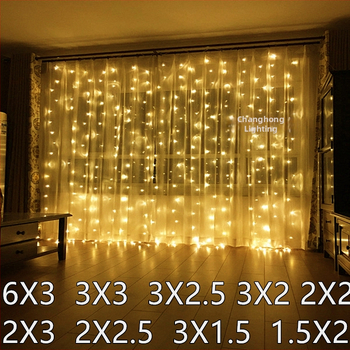 LED hviezdne svetlá na záves s vodopádom – svadobná dekorácia, 110V, CE certifikované, tvar: totem