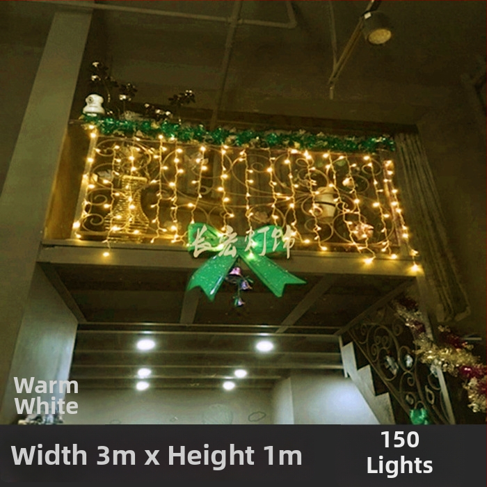 LED hviezdne svetlá na záves s vodopádom – svadobná dekorácia, 110V, CE certifikované, tvar: totem