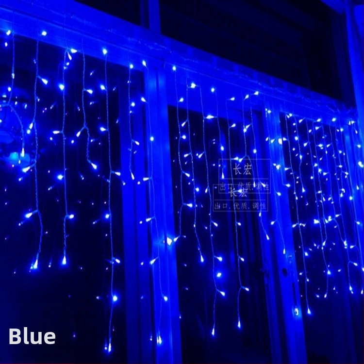 LED hviezdne svetlá na záves s vodopádom – svadobná dekorácia, 110V, CE certifikované, tvar: totem