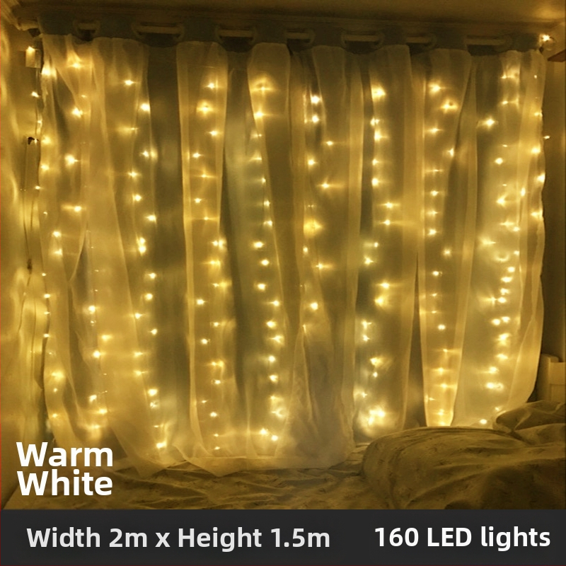 LED hviezdne svetlá na záves s vodopádom – svadobná dekorácia, 110V, CE certifikované, tvar: totem