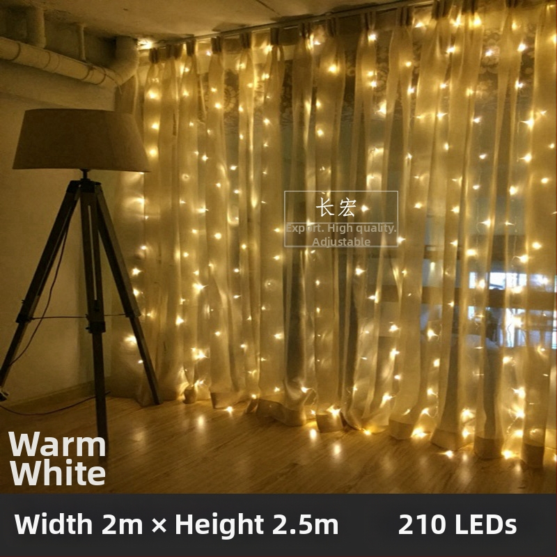 LED hviezdne svetlá na záves s vodopádom – svadobná dekorácia, 110V, CE certifikované, tvar: totem