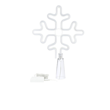 Karácsonyfa tetején világító dísz, geometriai fém, európai stílus (Modell E01193, fém, geometriai forma, karácsony)