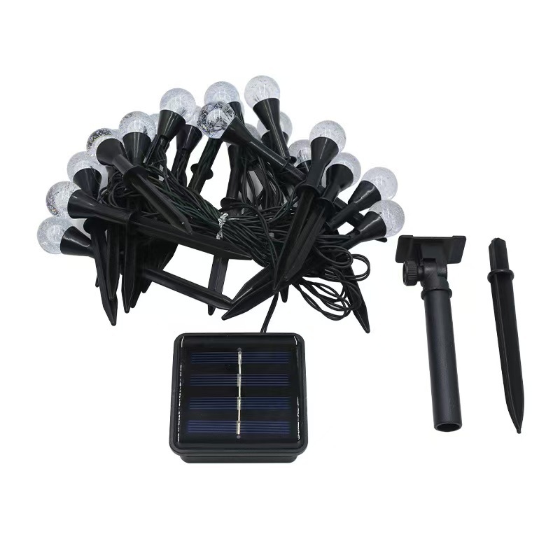 Lampă de grădină LED solară, balon-sferă, cu suport de sol, IP44 rezistent la apă, decor exterior, în formă de planetă