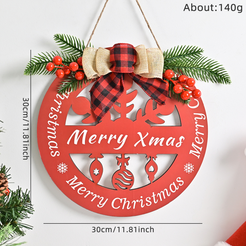 Karácsonyi koszorú rattan gyűrűvel és tobozokkal, modern művészeti stílus; anyagok: fa, műanyag, PVC; márka: Comfortable pattern; alkalmas Karácsonyra