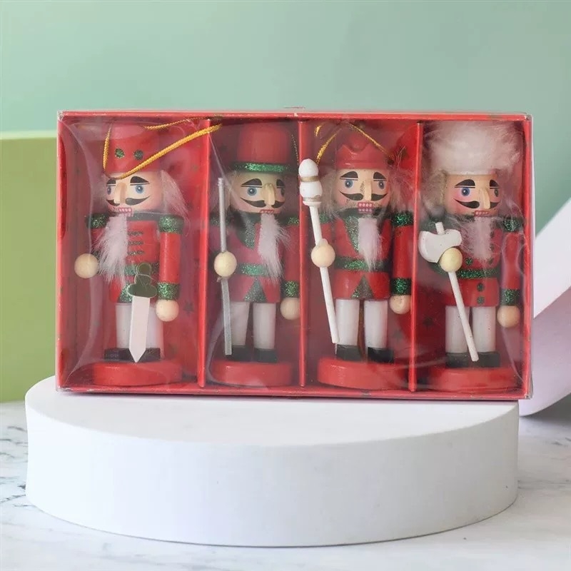 Függő Nutcracker Dísz – Csillogó Fa Királyi Katona Karácsonyra