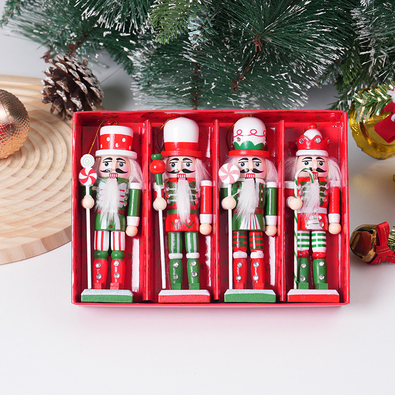 Függő Nutcracker Dísz – Csillogó Fa Királyi Katona Karácsonyra