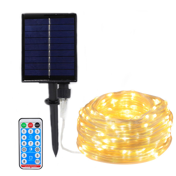 Ηλιακή LED γιρλάντα με 200 LED, IP65, 240 lm, μοντέλο LMXF-019