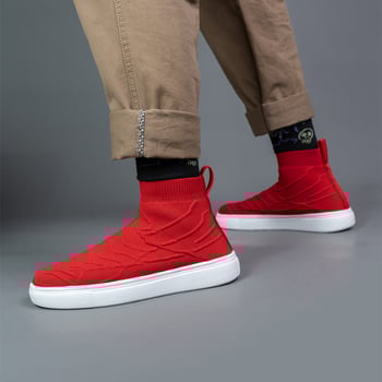 Uniszex mid-top sportcipő textil felsőrésszel és EVA talppal, casual mesh stílus