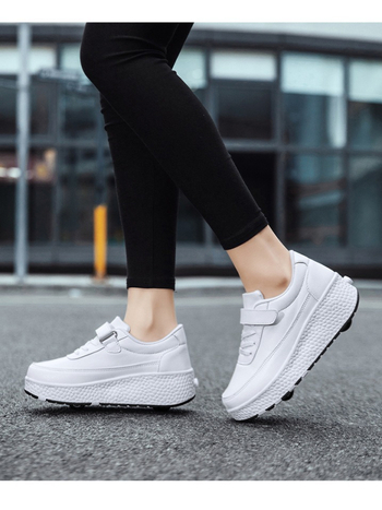 Patine cu două roți pentru copii și adolescenți, roți PU, roți duble, marca Happy Feather Dragon